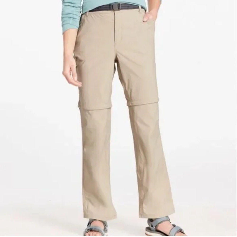 *KOPPEN* Plus Tan Zip-Off Pants Size 14